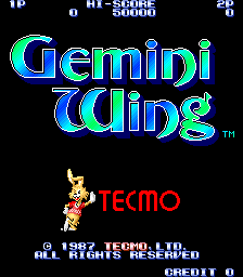 Gemini Wing (ARC)   © Tecmo 1987    1/4