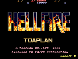 Hellfire (ARC)   © Taito 1989    1/4