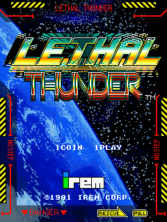 Lethal Thunder (ARC)   © Irem 1991    1/4