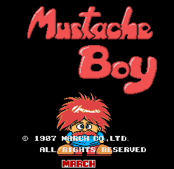 Mustache Boy (ARC)   © March 1987    1/4