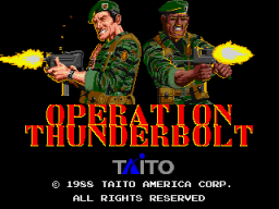 Operation Thunderbolt   © Taito 1988   (ARC)    1/3