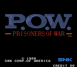 P.O.W.: Prisoners Of War (ARC)   © SNK 1988    1/4