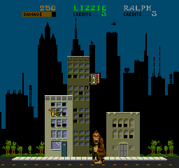 Rampage (ARC)   © Bally Midway 1986    3/4
