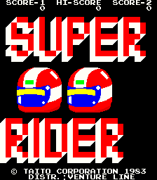 Super Rider (ARC)   © Taito 1983    1/3