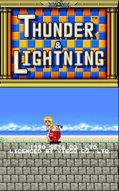 Thunder & Lightning (ARC)   © SETA 1990    1/3