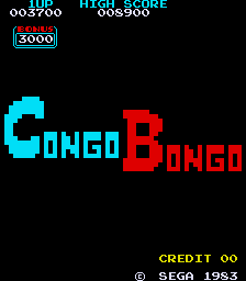 Congo Bongo   © Sega 1983   (ARC)    1/3