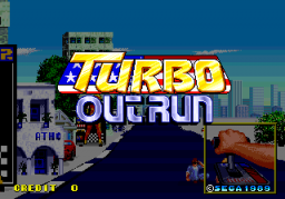 Turbo Out Run (ARC)   © Sega 1989    1/5
