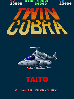 Twin Cobra (ARC)   © Taito 1987    1/4