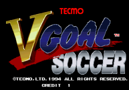 V-Goal Soccer (ARC)   © Tecmo 1994    1/3