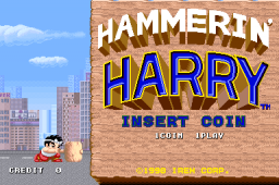 Hammerin' Harry (ARC)   © Irem 1990    1/4
