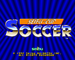Seibu Cup Soccer (ARC)   © Seibu Kaihatsu 1992    1/2