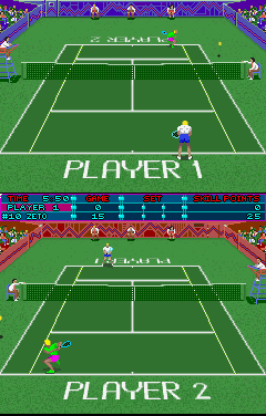 Hot Shots Tennis (ARC)   © Strata 1991    2/3