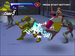 Teenage Mutant Ninja Turtles (2003)   © Konami 2003   (PS2)    3/4