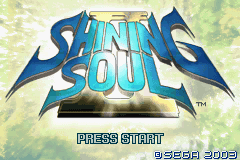Shining Soul II (GBA)   © Sega 2003    1/3