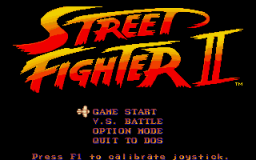 Street Fighter II (PC)   © U.S. Gold 1992    1/3