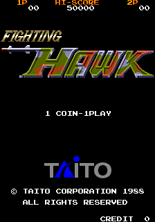 Fighting Hawk (ARC)   © Taito 1988    1/4