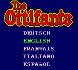 The Ottifants (GG)   © Sega 1993    1/3