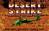 Desert Strike: Return To The Gulf (LNX)   © Telegames 1992    1/4