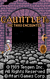 Gauntlet: The Third Encounter (LNX)   © Atari Corp. 1990    1/3