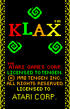 Klax (LNX)   © Atari Corp. 1990    1/3