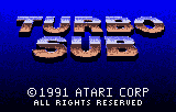 Turbo Sub (LNX)   © Atari Corp. 1991    1/4