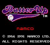 Batter Up! (GG)   © Namco 1991    1/3