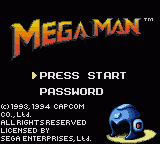 Mega Man (1995) (GG)   © U.S. Gold 1995    1/2