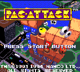 Pac-Attack (GG)   © Namco 1994    1/2