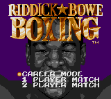 Riddick Bowe Boxing (GG)   © Micronet 1993    1/2