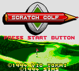 Scratch Golf (GG)   © Vic Tokai 1994    1/2