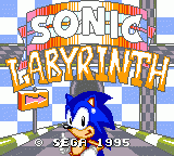 Sonic Labyrinth (GG)   © Sega 1995    1/4