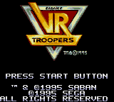 VR Troopers (GG)   © Sega 1995    1/2