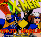 X-Men: Mojo World (GG)   © Sega 1996    1/2