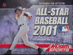 All-Star Baseball 2001 (N64)   © Acclaim 2000    1/3