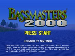Bass Masters 2000 (N64)   © THQ 1999    1/3