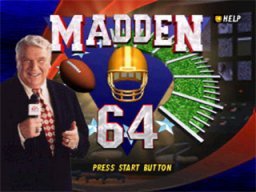 Madden Football 64 (N64)   © EA 1997    1/3