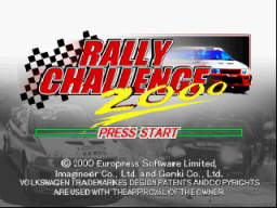 Rally Challenge 2000 (N64)   © Southpeak 2000    1/3