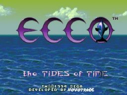 Ecco: The Tides Of Time (MCD)   © Sega 1993    1/3
