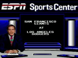ESPN Baseball Tonight (MCD)   © Sony Imagesoft 1993    1/3