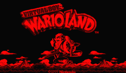 Virtual Boy Wario Land (NVB)   © Nintendo 1995    1/3