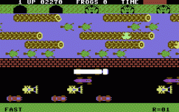 Frogger (C64)   ©  1983    1/1