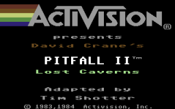 Pitfall II: The Lost Caverns (C64)   © Activision 1984    1/4
