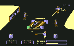 Pitstop (C64) &nbsp; &copy; Epyx 1983 &nbsp;  3/3