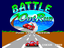 Battle Out Run (SMS)   © Sega 1989    1/3
