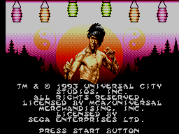 Dragon: The Bruce Lee Story (SMS)   © Virgin 1994    1/3