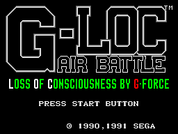 G-Loc: Air Battle (SMS)   © Sega 1991    1/3