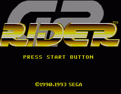 GP Rider (SMS)   © Sega 1993    1/3
