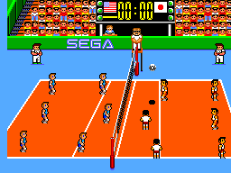 Great Volleyball (SMS)   © Sega 1987    2/3