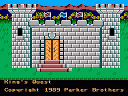 King's Quest I: Quest For The Crown (SMS)   © Parker Bros. 1989    1/3