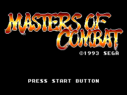 Masters Of Combat (SMS)   © Sega 1993    1/3